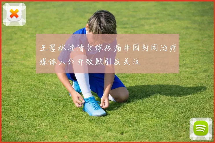 王哲林澄清打球疼痛非因封闭治疗媒体人公开致歉引发关注